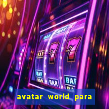 avatar world para imprimir e colorir