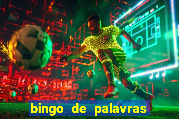 bingo de palavras de natal